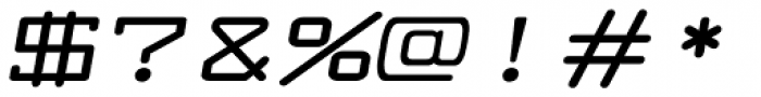 Larabiefont Xtrawide Bold Italic Font OTHER CHARS