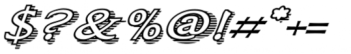 Larchmont Oblique Font OTHER CHARS