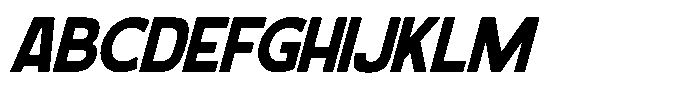 Laren Modern Italic Font UPPERCASE