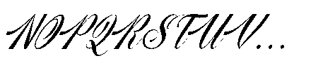 Larfioda Italic Font UPPERCASE