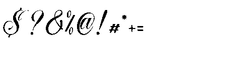 Larfioda Regular Font OTHER CHARS