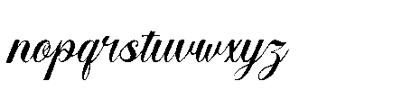Larfioda Regular Font LOWERCASE