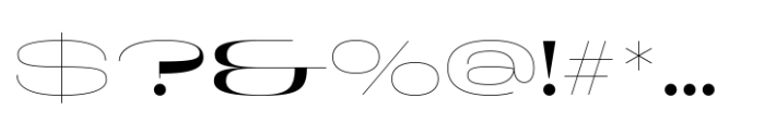Larga Sans High SemiBold Font OTHER CHARS