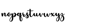 Larisa script Font LOWERCASE