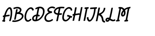 Lariska Innocent Script Regular Font UPPERCASE