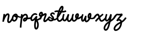 Lariska Innocent Script Regular Font LOWERCASE