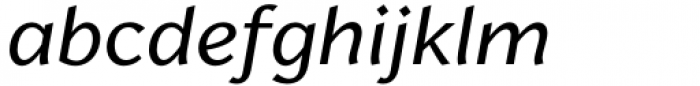 Lark Regular Italic Font LOWERCASE