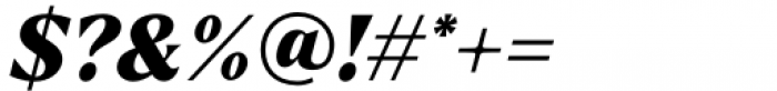 Larken Black Italic Font OTHER CHARS