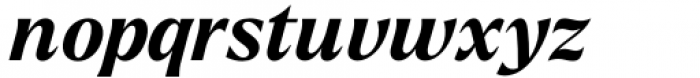 Larken Bold Italic Font LOWERCASE