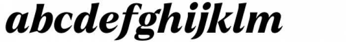 Larken Extra Bold Italic Font LOWERCASE