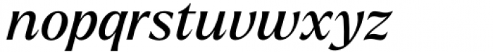 Larken Italic Font LOWERCASE