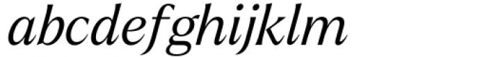 Larken Light Italic Font LOWERCASE