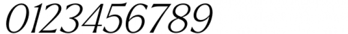 Larken Thin Italic Font OTHER CHARS