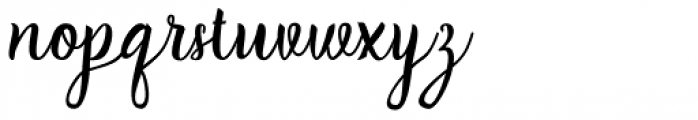 Larky Regular Font LOWERCASE
