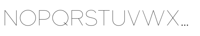 Laro Display Thin Font UPPERCASE