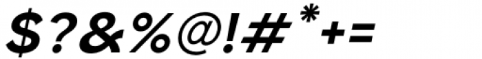 Laro Semi Bold Italic Font OTHER CHARS