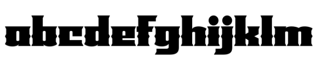 Larof Regular Font LOWERCASE