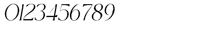 Larovie Italic Font OTHER CHARS
