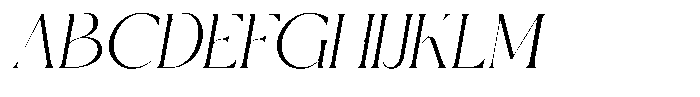 Larovie Italic Font UPPERCASE