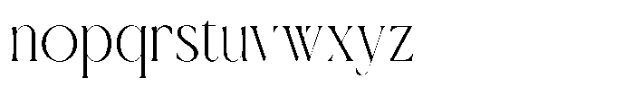 Larovie Regular Font LOWERCASE