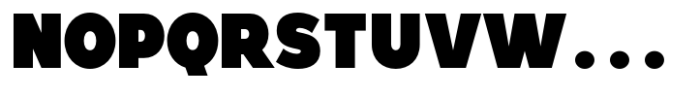 Larp Extra Black Narrow Font UPPERCASE