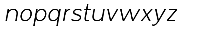 Larp Light Narrow Oblique Font LOWERCASE
