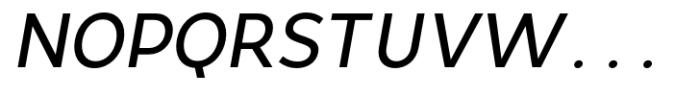 Larp Regular Narrow Oblique Font UPPERCASE