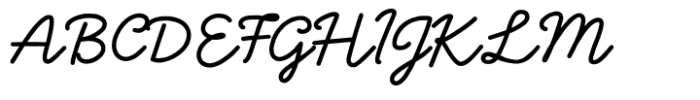 Larrikin Script Solid Font UPPERCASE
