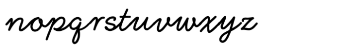 Larrikin Script Solid Font LOWERCASE