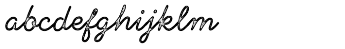 Larrikin Script Font LOWERCASE