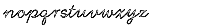 Larrikin Script Font LOWERCASE