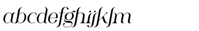 Laskey Italic Font LOWERCASE