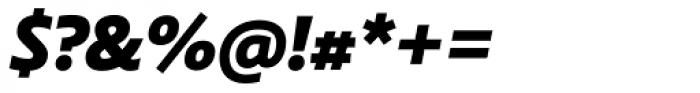 Laski Sans Black Italic Font OTHER CHARS