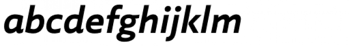 Laski Sans Bold Italic Font LOWERCASE