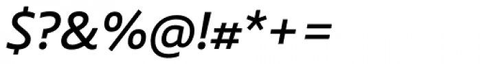 Laski Sans Semi Bold Italic Font OTHER CHARS