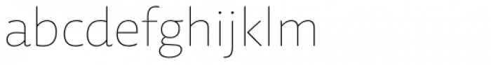 Laski Sans Thin Font LOWERCASE