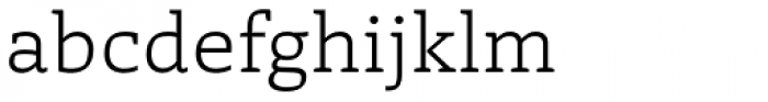 Laski Slab Book Font LOWERCASE
