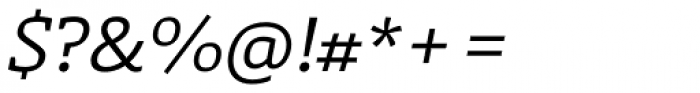 Laski Slab Italic Font OTHER CHARS