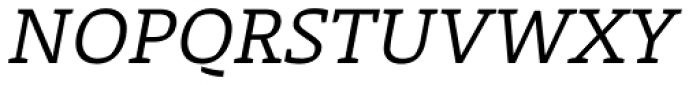 Laski Slab Italic Font UPPERCASE