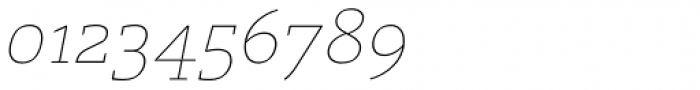 Laski Slab Thin Italic Font OTHER CHARS