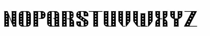 Last Bastion Regular Marquee Font LOWERCASE