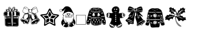 Last Christmas Symbols Font OTHER CHARS