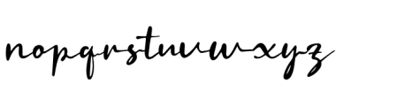 Last Knotes Regular Font LOWERCASE