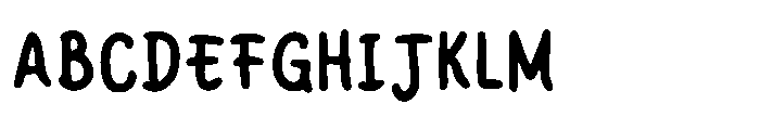Lasterday Font UPPERCASE