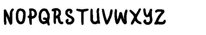 Lasterday Font UPPERCASE