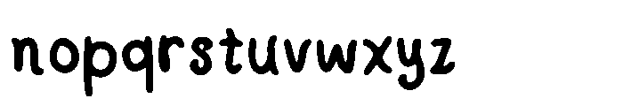 Lasterday Font LOWERCASE