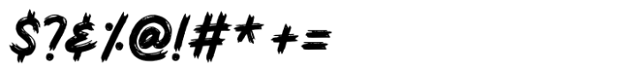 Lastrike Font OTHER CHARS