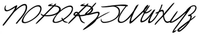 Laszlo Handwriting Font UPPERCASE
