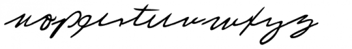 Laszlo Handwriting Font LOWERCASE