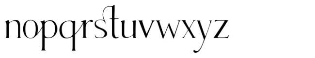 Late Fall Regular Font LOWERCASE
